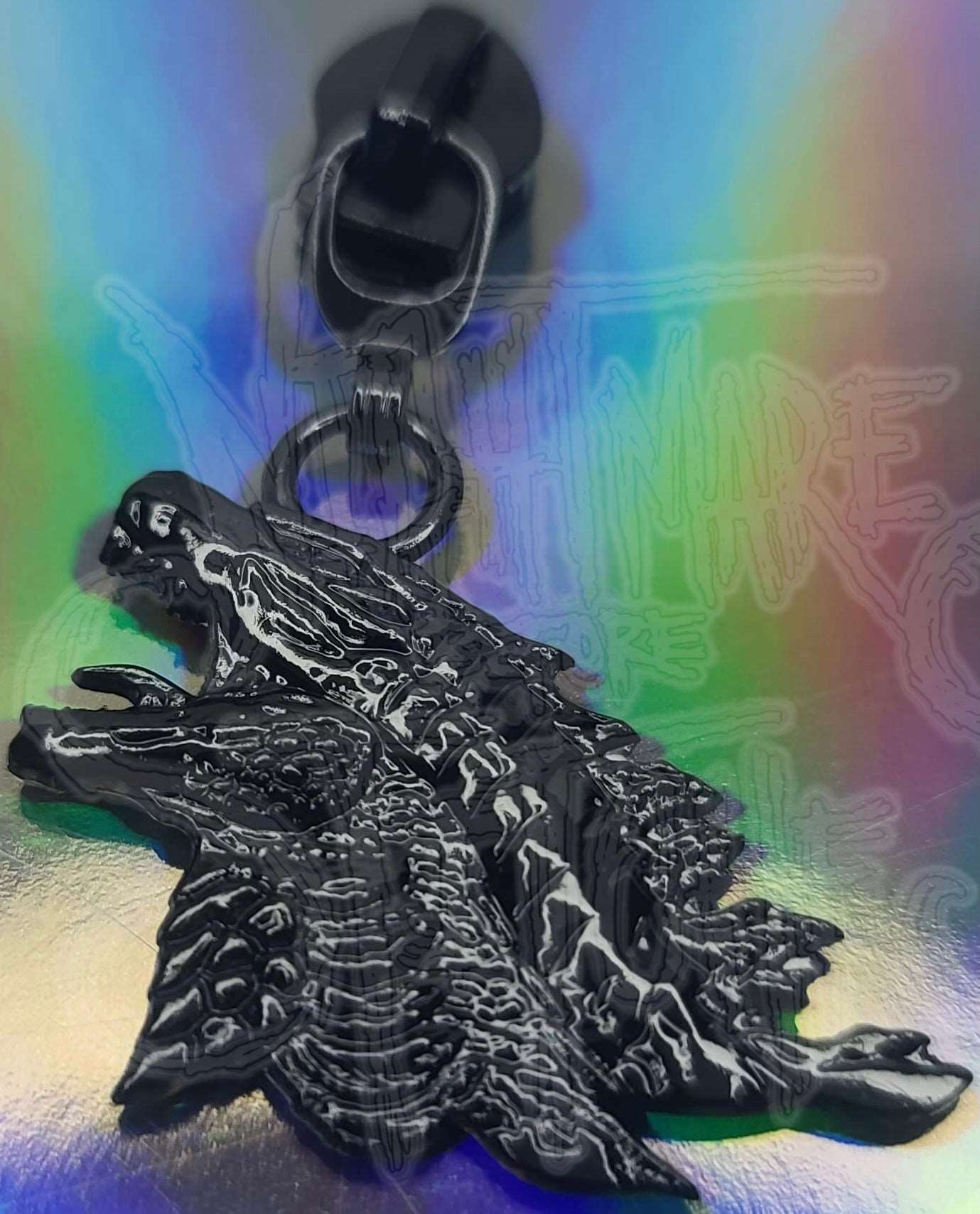 Monster Lizard #5 Nylon Zipper Pulls