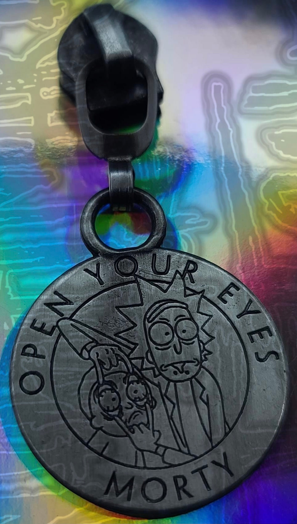 Open Your Eyes #5 Nylon Hoarder Pack Zipper Pulls