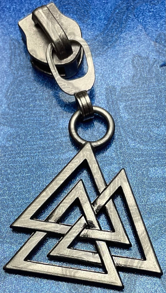 Valknut, Odin binds #5 Nylon Zipper Pulls