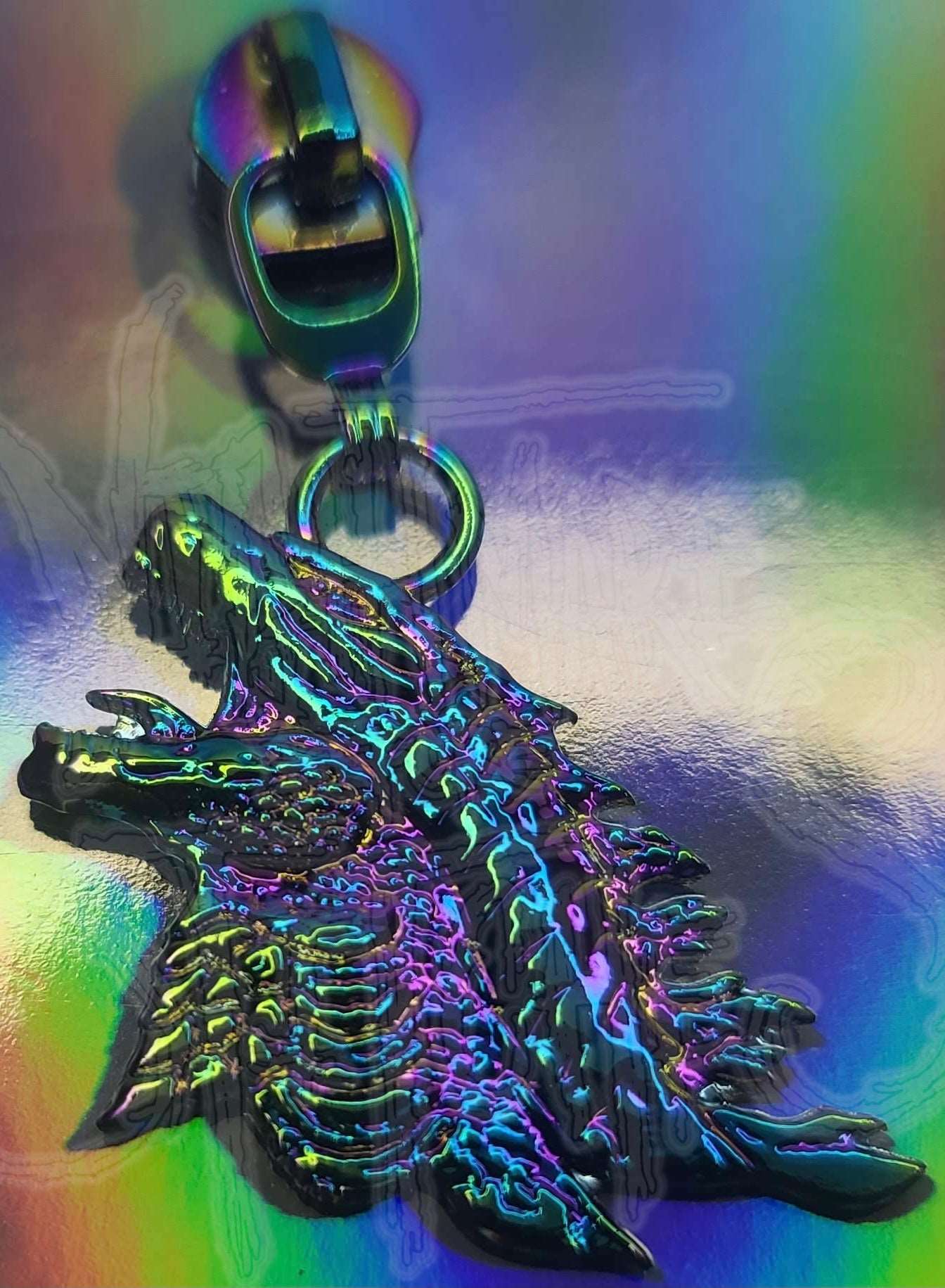 Monster Lizard #5 Nylon Zipper Pulls