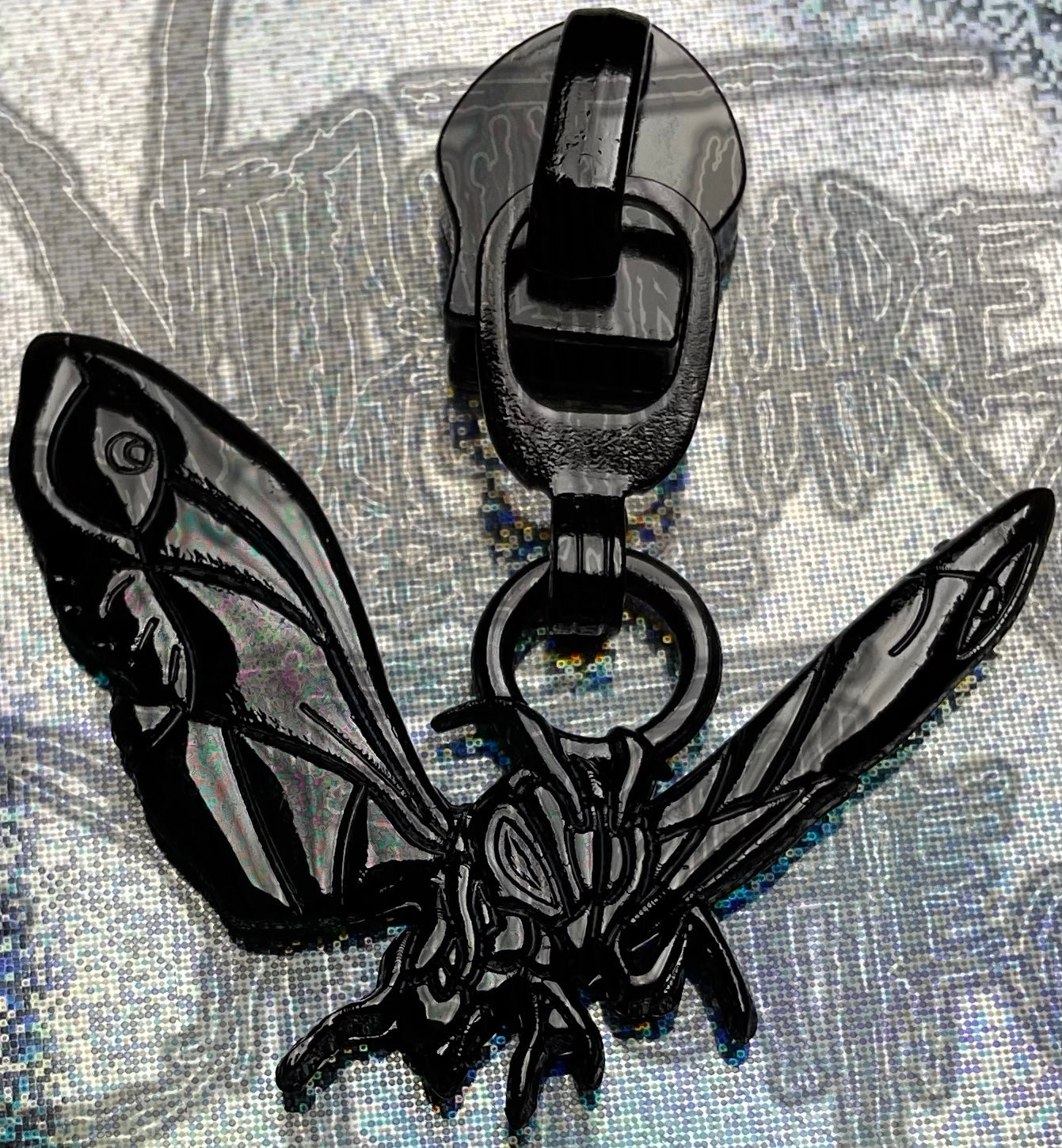 Mothra #5 Nylon Zipper Pull